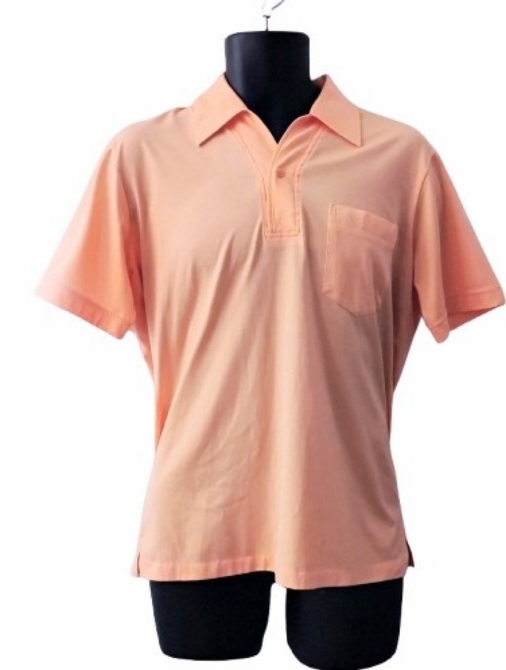 Countess Mara Y2K Polo Shirt Mens M Salmon Short Sleeve Pocket Logo Golf Casual